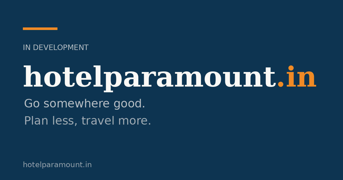 Link preview image for hotelparamount.in